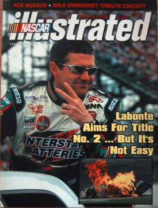 NASCAR ILLUSTRATED MAGAZINE 2003 SEPT - T LABONTE, DALE EARNHARDT TRIBUTE